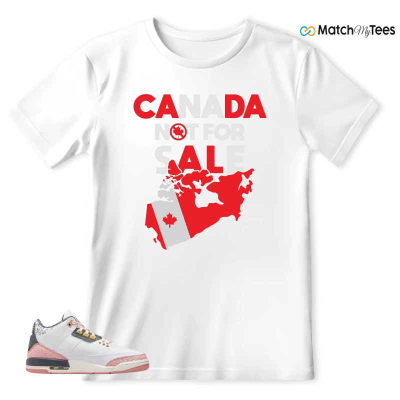 NIKE AIR JORDAN 3 GS RED STARDUST SNEAKER Matching Tees t-shirt