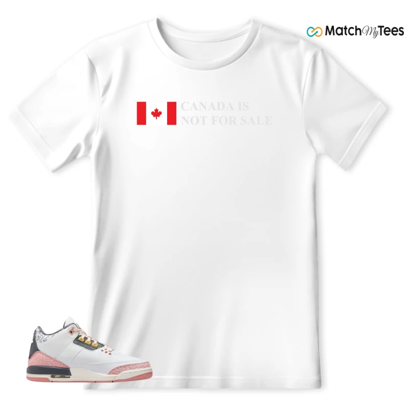 NIKE AIR JORDAN 3 GS RED STARDUST SNEAKER Matching Tees t-shirt