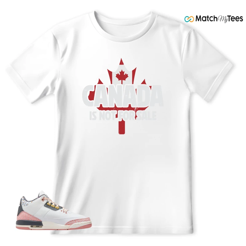 NIKE AIR JORDAN 3 GS RED STARDUST SNEAKER Matching Tees t-shirt