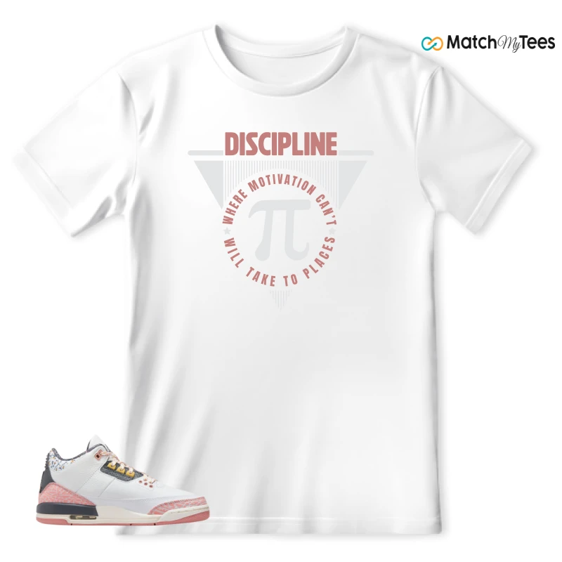 NIKE AIR JORDAN 3 GS RED STARDUST SNEAKER Matching Tees t-shirt