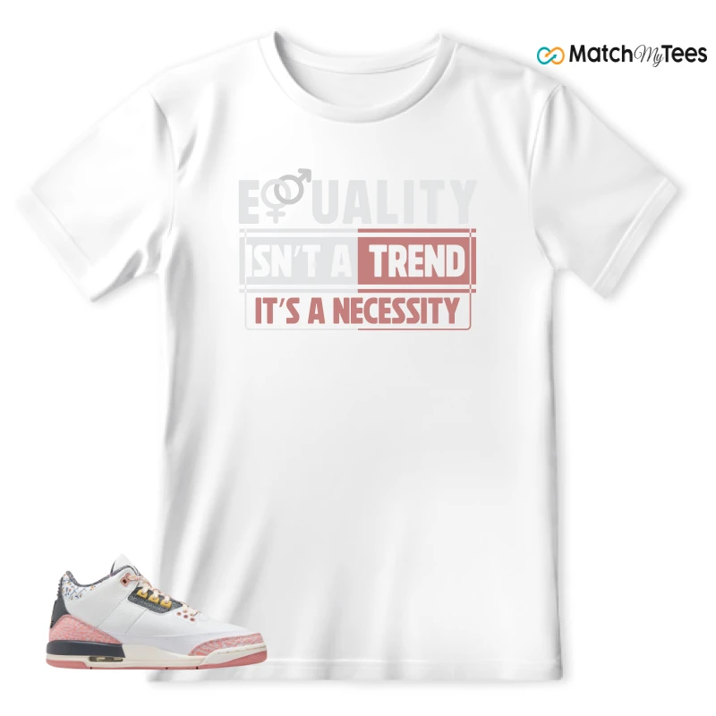 NIKE AIR JORDAN 3 GS RED STARDUST SNEAKER Matching Tees t-shirt