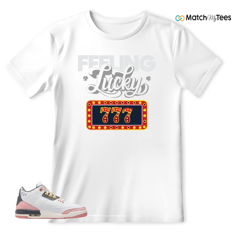 NIKE AIR JORDAN 3 GS RED STARDUST SNEAKER Matching Tees t-shirt