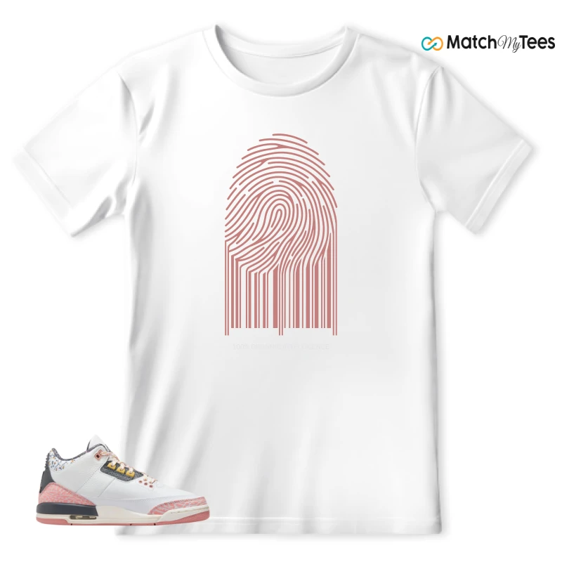 NIKE AIR JORDAN 3 GS RED STARDUST SNEAKER Matching Tees t-shirt