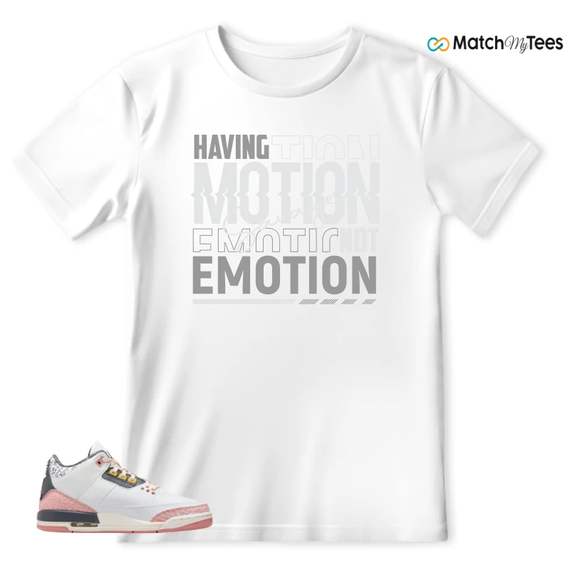 NIKE AIR JORDAN 3 GS RED STARDUST SNEAKER Matching Tees t-shirt