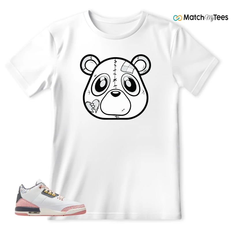 NIKE AIR JORDAN 3 GS RED STARDUST SNEAKER Matching Tees t-shirt