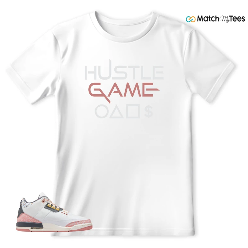 NIKE AIR JORDAN 3 GS RED STARDUST SNEAKER Matching Tees t-shirt