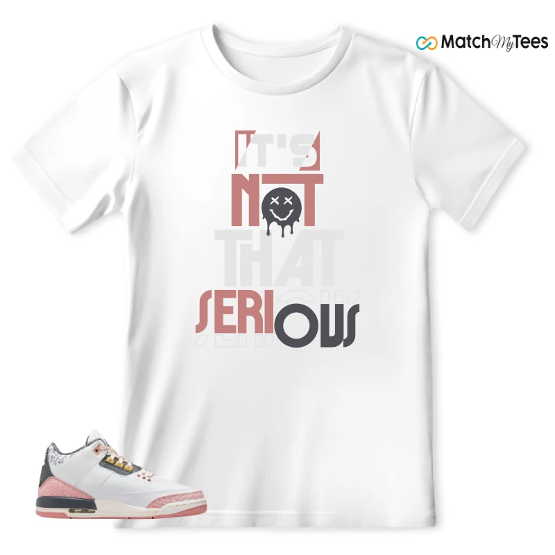 NIKE AIR JORDAN 3 GS RED STARDUST SNEAKER Matching Tees t-shirt