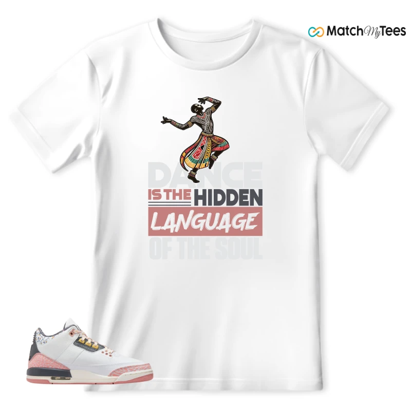 NIKE AIR JORDAN 3 GS RED STARDUST SNEAKER Matching Tees t-shirt