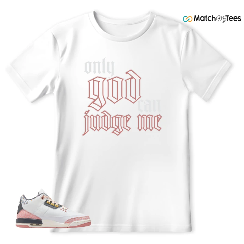 NIKE AIR JORDAN 3 GS RED STARDUST SNEAKER Matching Tees t-shirt