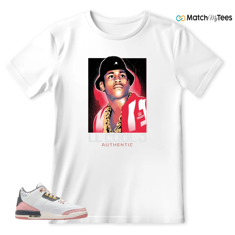 NIKE AIR JORDAN 3 GS RED STARDUST SNEAKER Matching Tees t-shirt