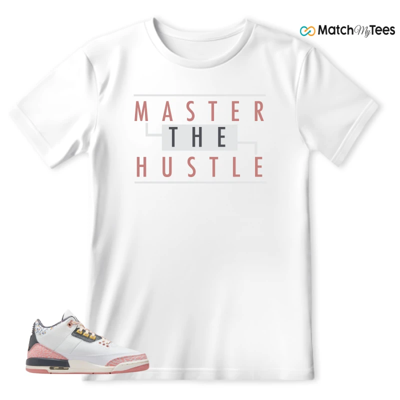 NIKE AIR JORDAN 3 GS RED STARDUST SNEAKER Matching Tees t-shirt
