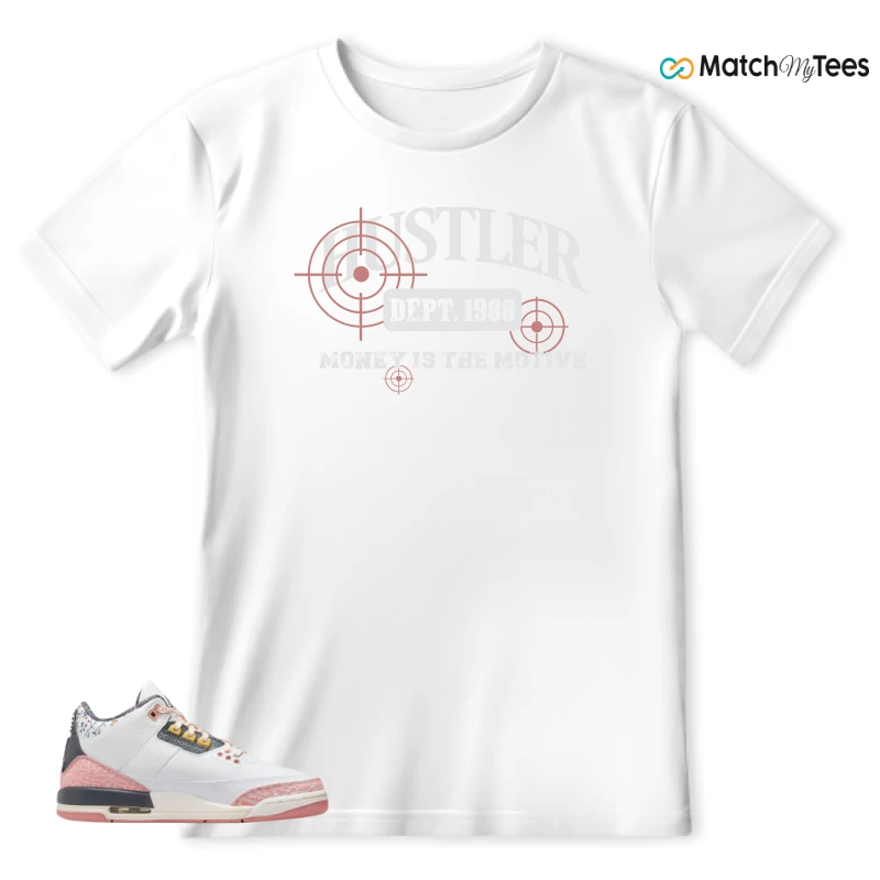 NIKE AIR JORDAN 3 GS RED STARDUST SNEAKER Matching Tees t-shirt