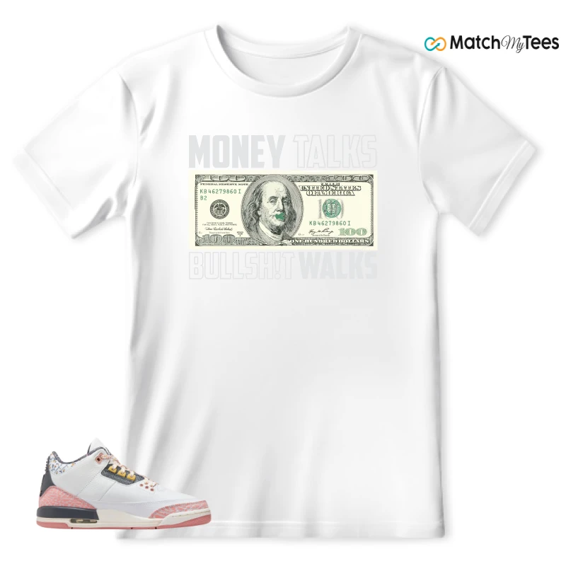 NIKE AIR JORDAN 3 GS RED STARDUST SNEAKER Matching Tees t-shirt