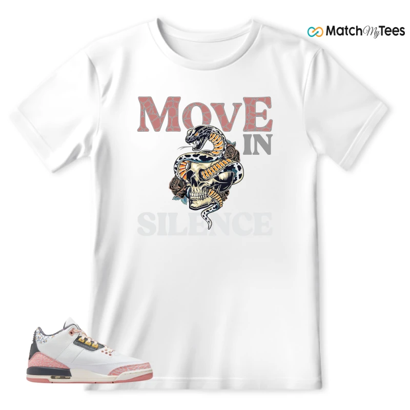 NIKE AIR JORDAN 3 GS RED STARDUST SNEAKER Matching Tees t-shirt