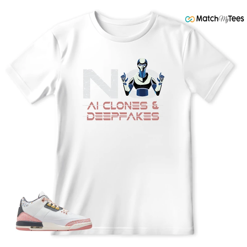 NIKE AIR JORDAN 3 GS RED STARDUST SNEAKER Matching Tees t-shirt