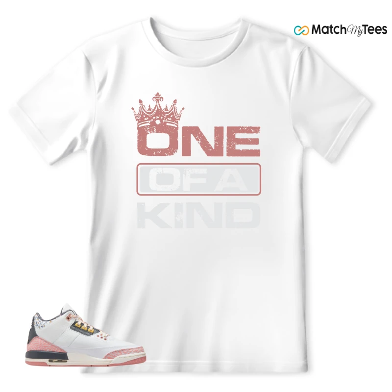 NIKE AIR JORDAN 3 GS RED STARDUST SNEAKER Matching Tees t-shirt