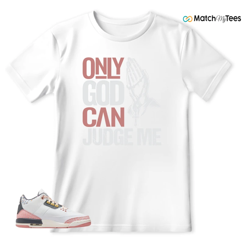 NIKE AIR JORDAN 3 GS RED STARDUST SNEAKER Matching Tees t-shirt