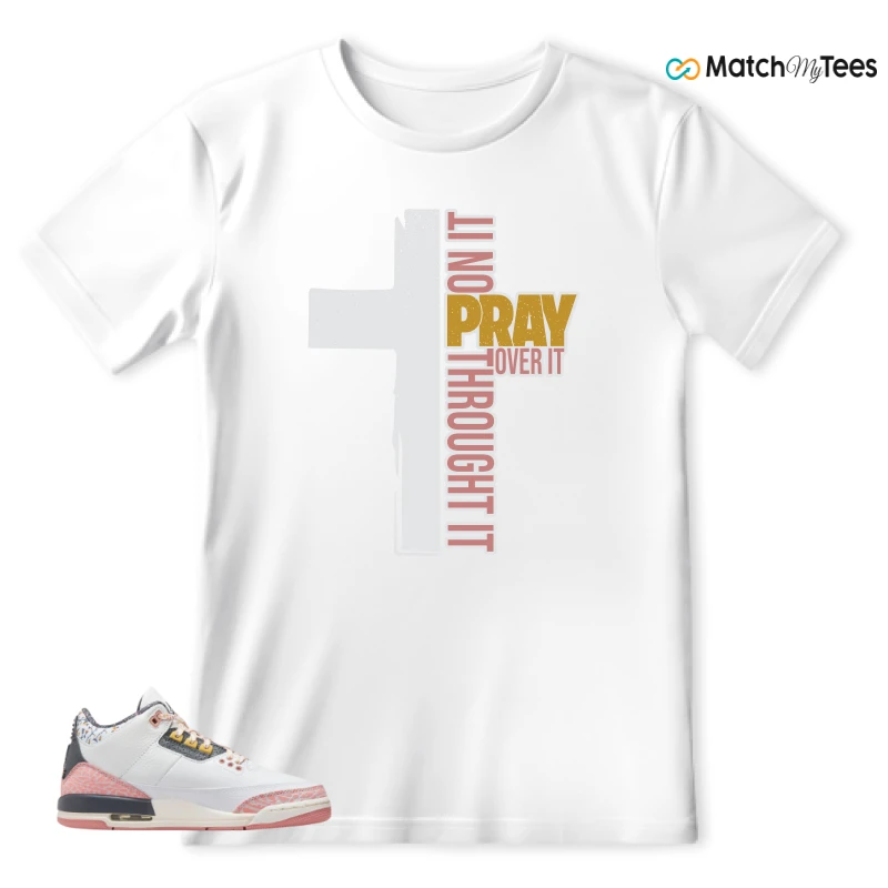 NIKE AIR JORDAN 3 GS RED STARDUST SNEAKER Matching Tees t-shirt