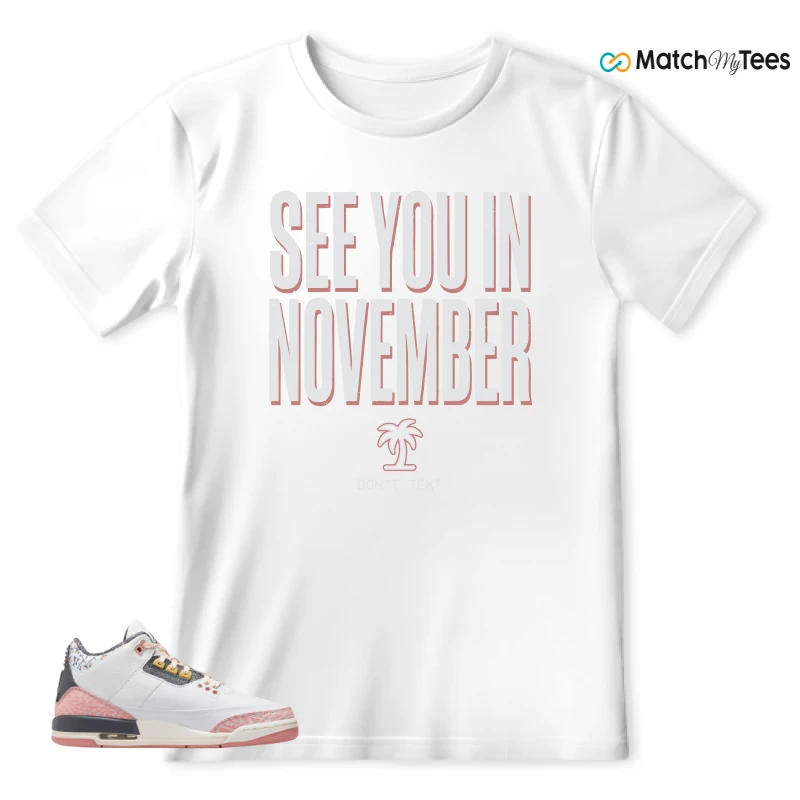 See You White matching T-shirt T-shirt