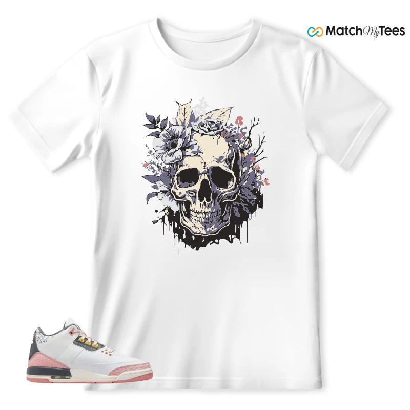 NIKE AIR JORDAN 3 GS RED STARDUST SNEAKER Matching Tees t-shirt