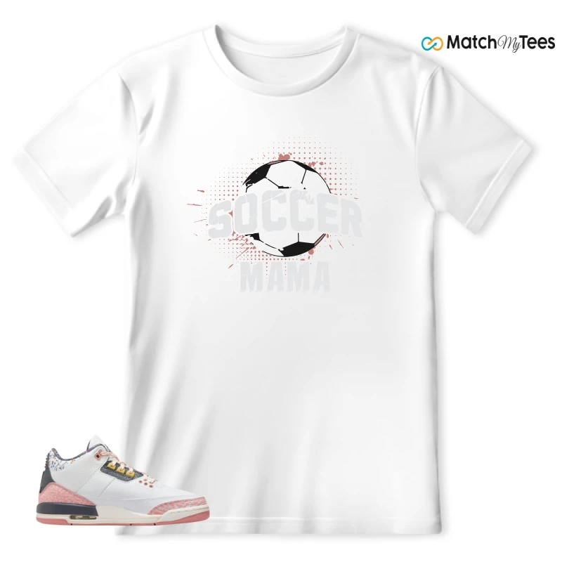 NIKE AIR JORDAN 3 GS RED STARDUST SNEAKER Matching Tees t-shirt