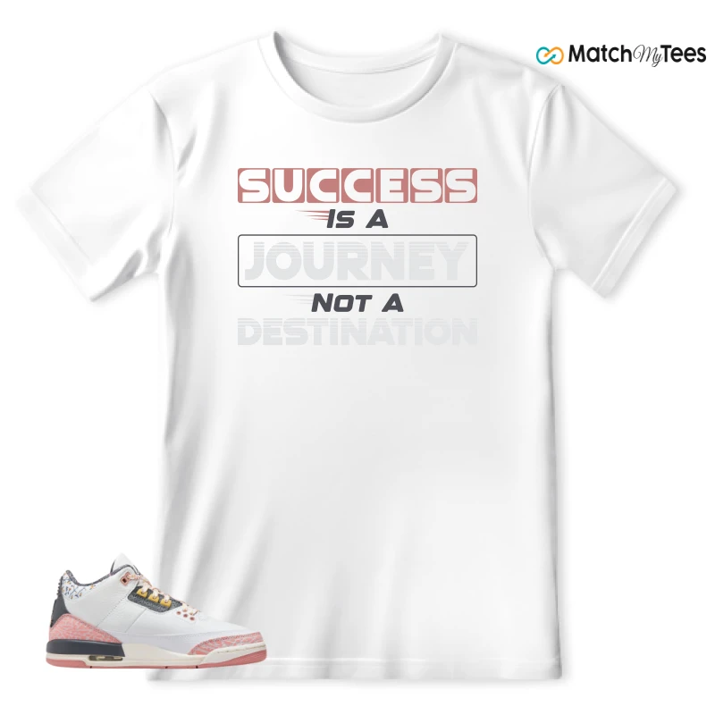 NIKE AIR JORDAN 3 GS RED STARDUST SNEAKER Matching Tees t-shirt