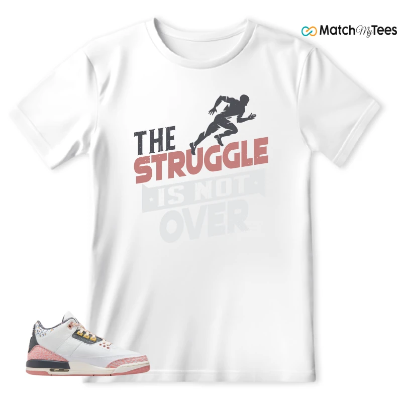 NIKE AIR JORDAN 3 GS RED STARDUST SNEAKER Matching Tees t-shirt