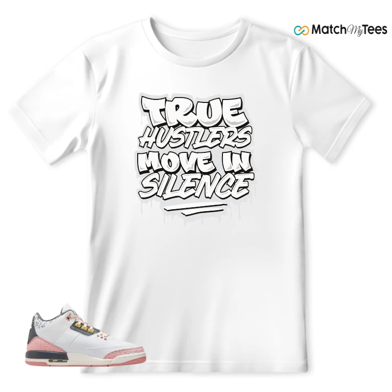 NIKE AIR JORDAN 3 GS RED STARDUST SNEAKER Matching Tees t-shirt