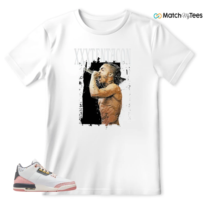 NIKE AIR JORDAN 3 GS RED STARDUST SNEAKER Matching Tees t-shirt