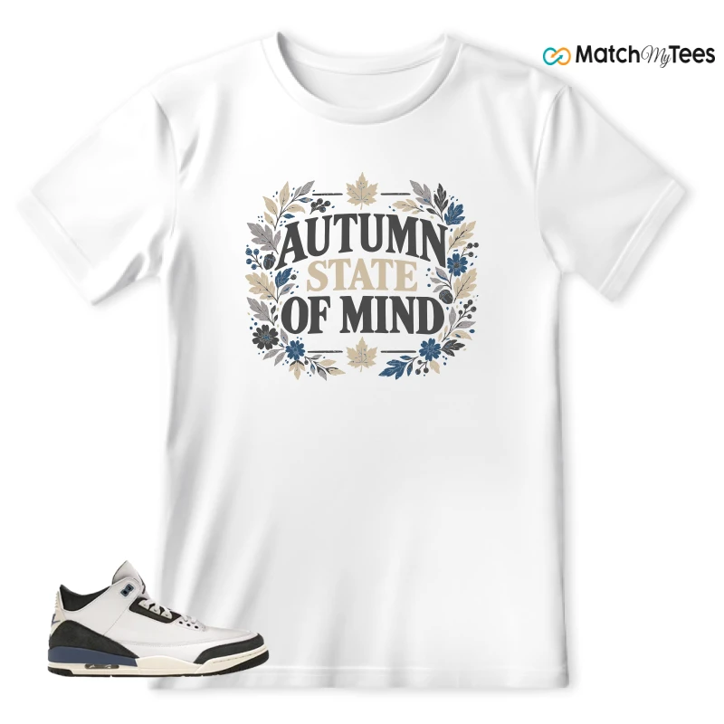 NIKE AIR JORDAN 3 X A MA MANIERE DIFFUSED BLUE SNEAKER Matching Tees t-shirt