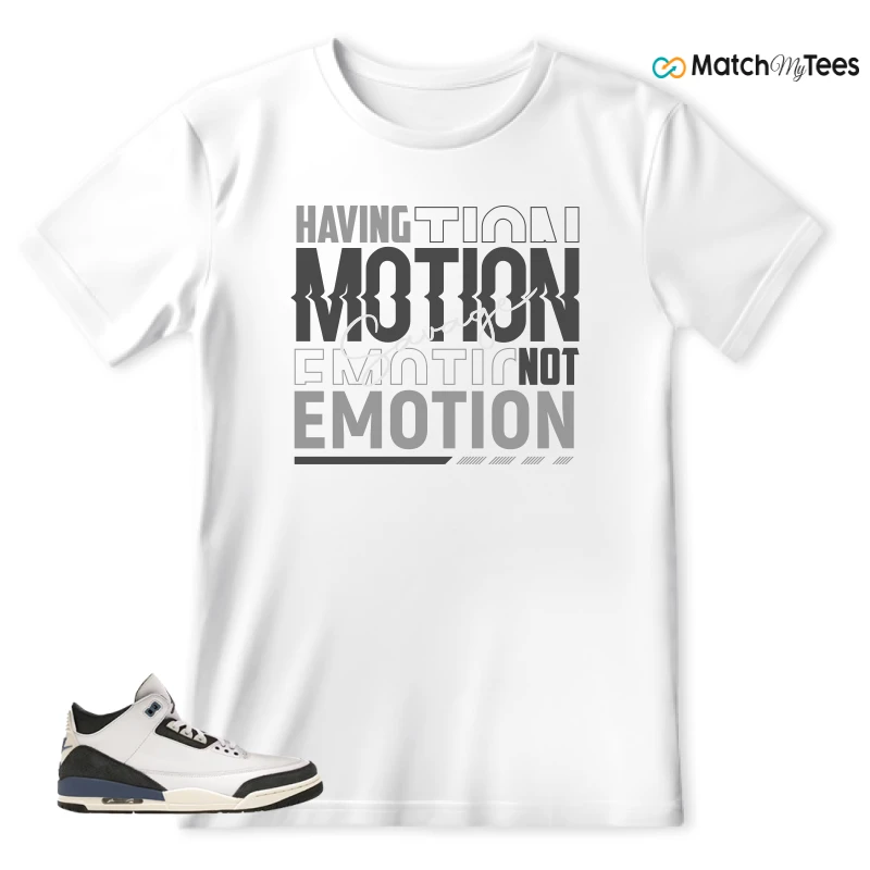 NIKE AIR JORDAN 3 X A MA MANIERE DIFFUSED BLUE SNEAKER Matching Tees t-shirt