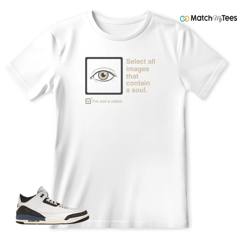 NIKE AIR JORDAN 3 X A MA MANIERE DIFFUSED BLUE SNEAKER Matching Tees t-shirt