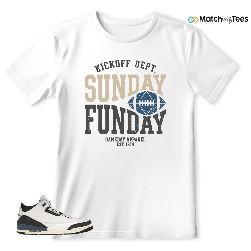NIKE AIR JORDAN 3 X A MA MANIERE DIFFUSED BLUE SNEAKER Matching Tees t-shirt