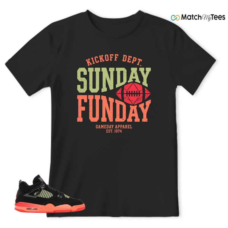 NIKE AIR JORDAN 4 BLACK INFRARED 23 SNEAKER Matching Tees t-shirt