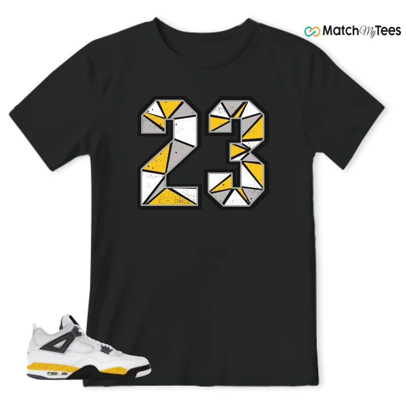 NIKE AIR JORDAN 4 RARE AIR TOUR YELLOW SNEAKER Matching Tees t-shirt