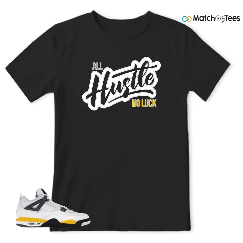 NIKE AIR JORDAN 4 RARE AIR TOUR YELLOW SNEAKER Matching Tees t-shirt