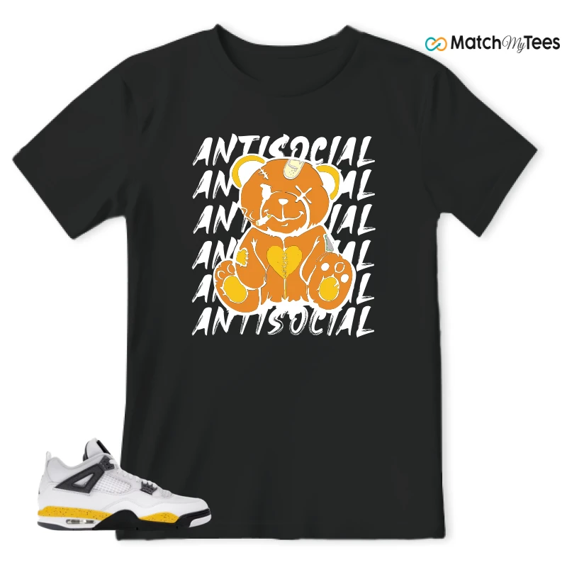 NIKE AIR JORDAN 4 RARE AIR TOUR YELLOW SNEAKER Matching Tees t-shirt