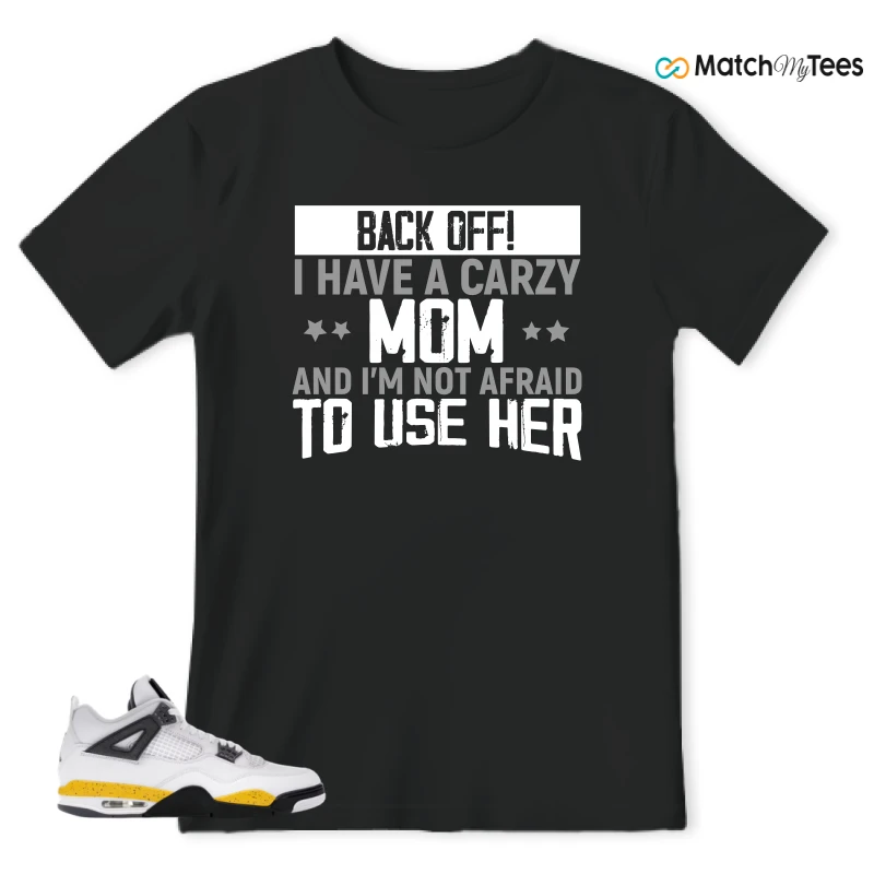 NIKE AIR JORDAN 4 RARE AIR TOUR YELLOW SNEAKER Matching Tees t-shirt