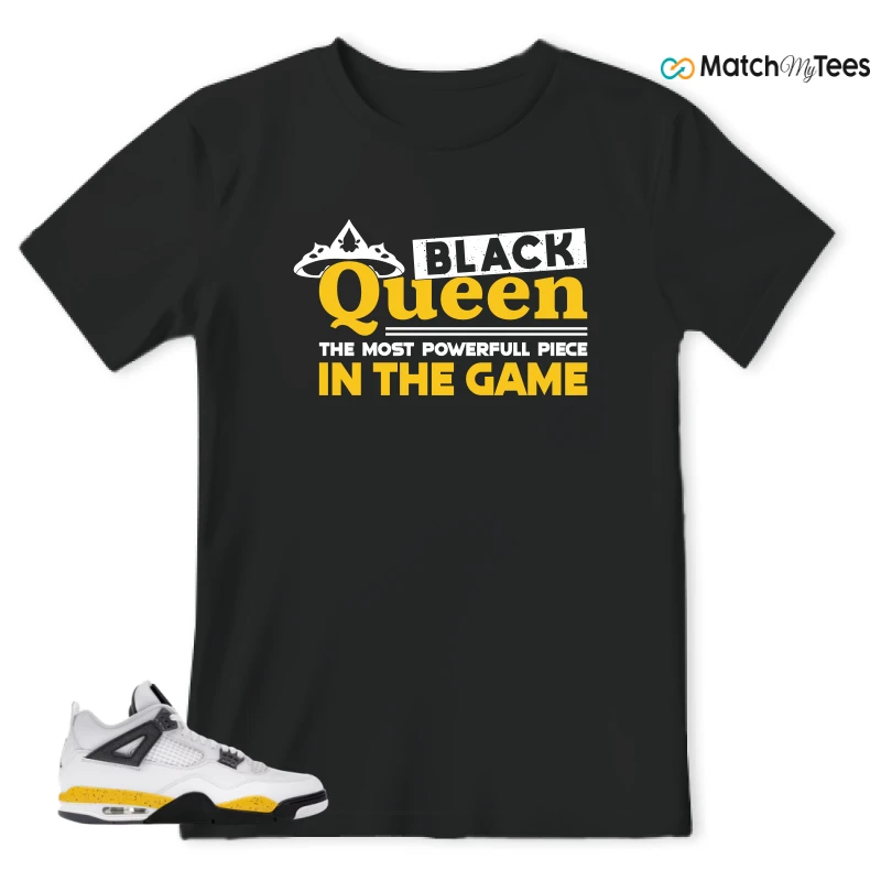 NIKE AIR JORDAN 4 RARE AIR TOUR YELLOW SNEAKER Matching Tees t-shirt