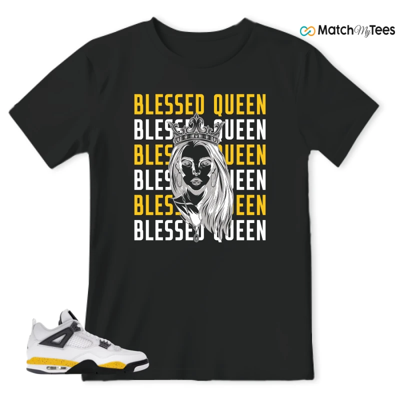NIKE AIR JORDAN 4 RARE AIR TOUR YELLOW SNEAKER Matching Tees t-shirt