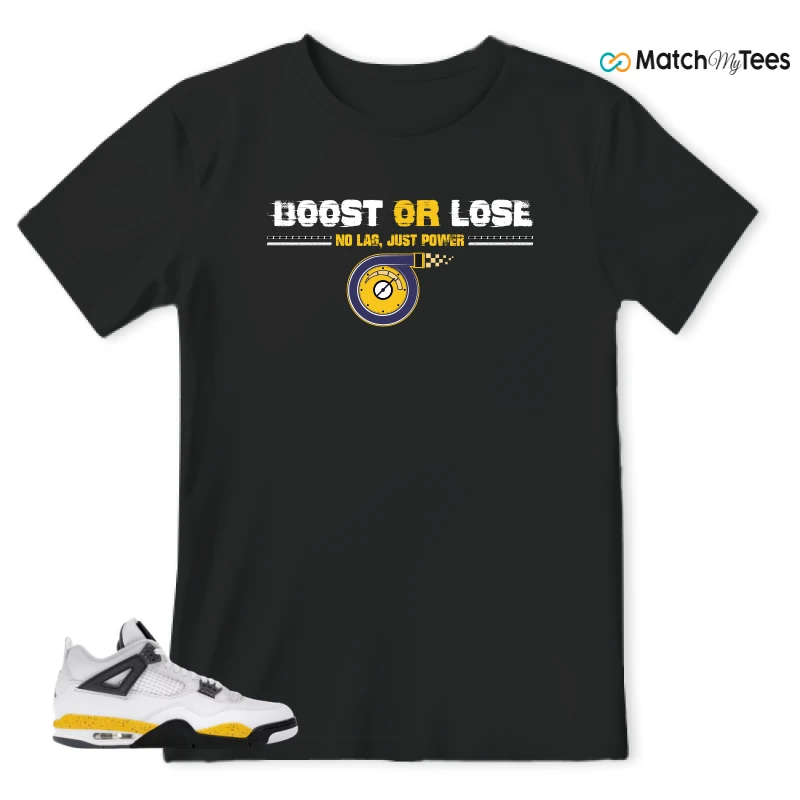 NIKE AIR JORDAN 4 RARE AIR TOUR YELLOW SNEAKER Matching Tees t-shirt