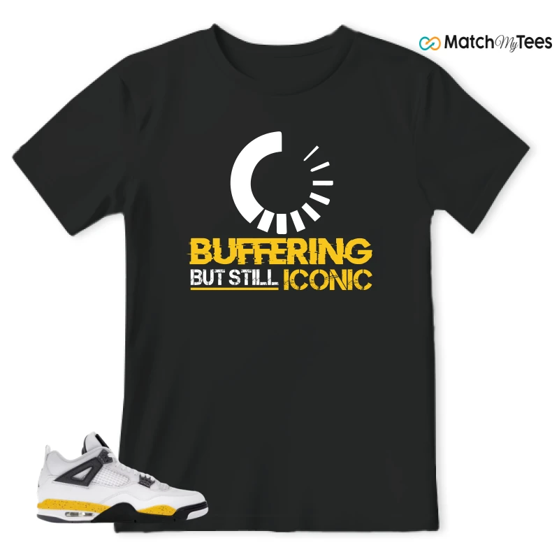 NIKE AIR JORDAN 4 RARE AIR TOUR YELLOW SNEAKER Matching Tees t-shirt