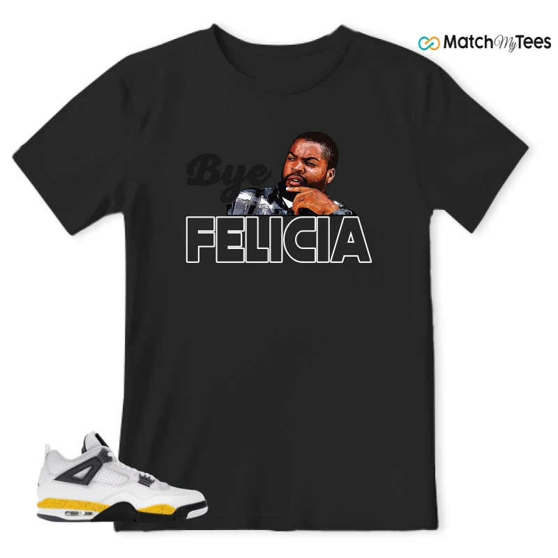 NIKE AIR JORDAN 4 RARE AIR TOUR YELLOW SNEAKER Matching Tees t-shirt