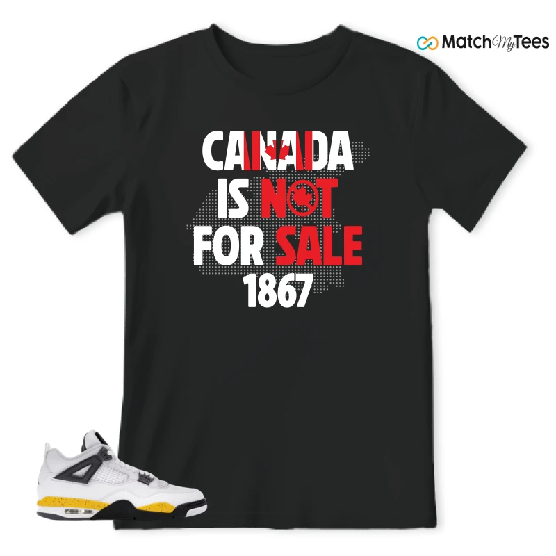 NIKE AIR JORDAN 4 RARE AIR TOUR YELLOW SNEAKER Matching Tees t-shirt
