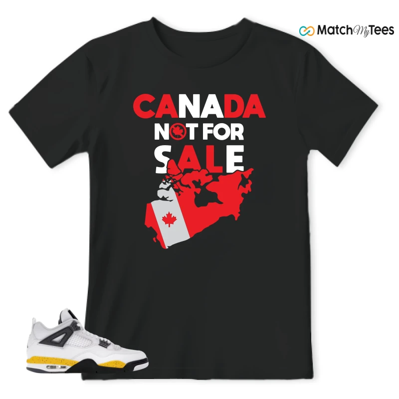 NIKE AIR JORDAN 4 RARE AIR TOUR YELLOW SNEAKER Matching Tees t-shirt