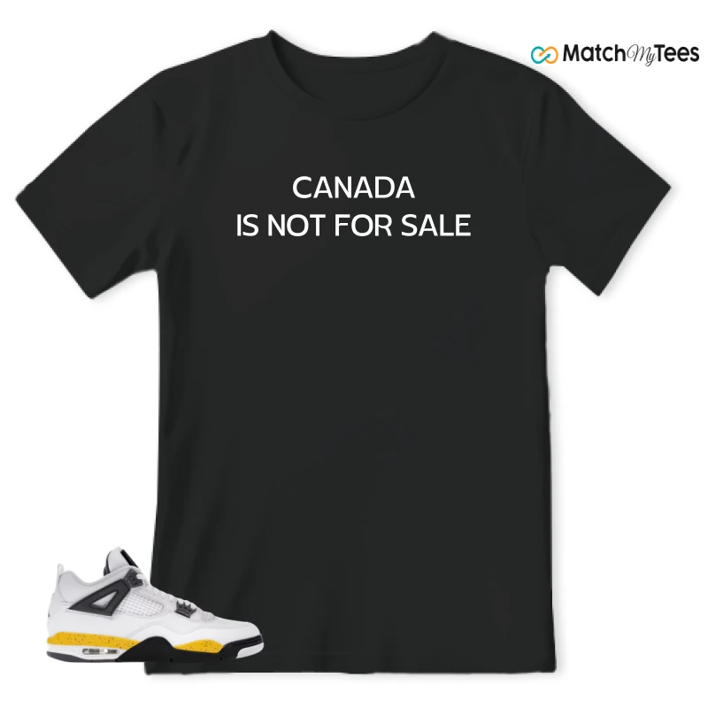 NIKE AIR JORDAN 4 RARE AIR TOUR YELLOW SNEAKER Matching Tees t-shirt