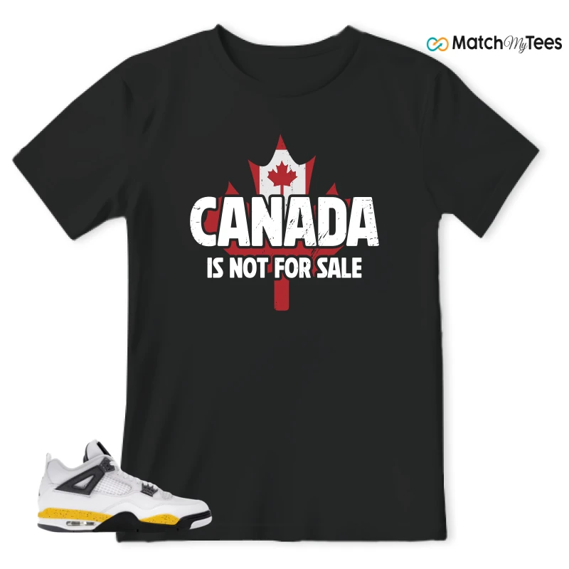 NIKE AIR JORDAN 4 RARE AIR TOUR YELLOW SNEAKER Matching Tees t-shirt