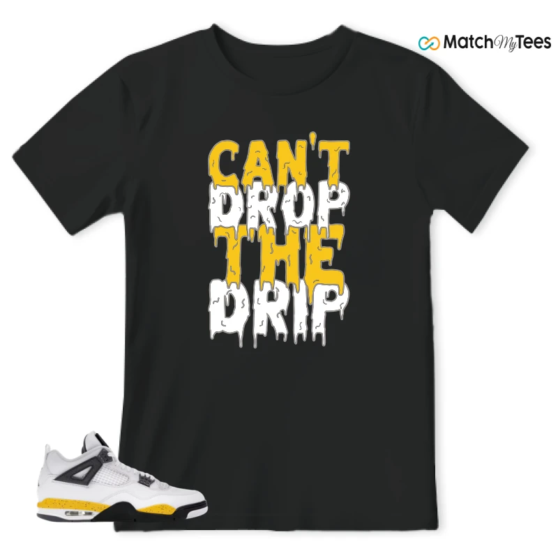 NIKE AIR JORDAN 4 RARE AIR TOUR YELLOW SNEAKER Matching Tees t-shirt