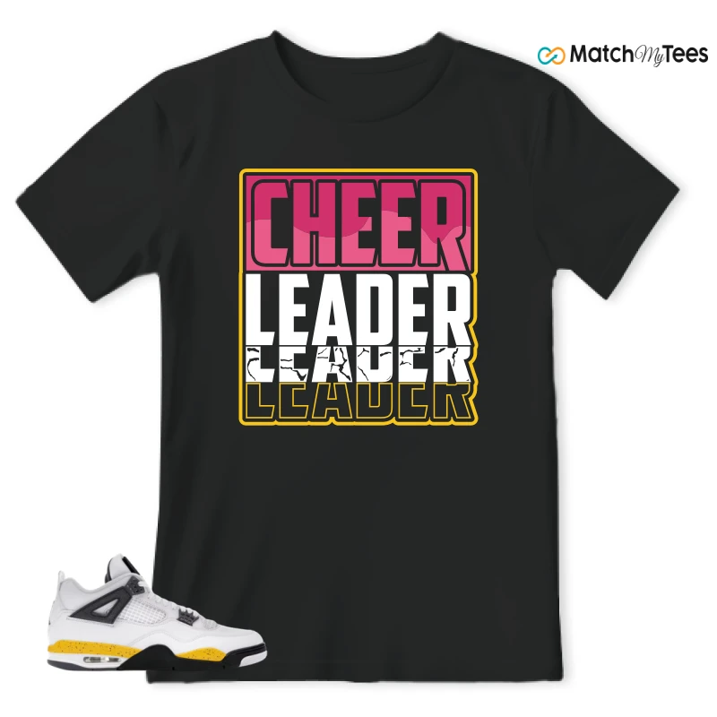 NIKE AIR JORDAN 4 RARE AIR TOUR YELLOW SNEAKER Matching Tees t-shirt