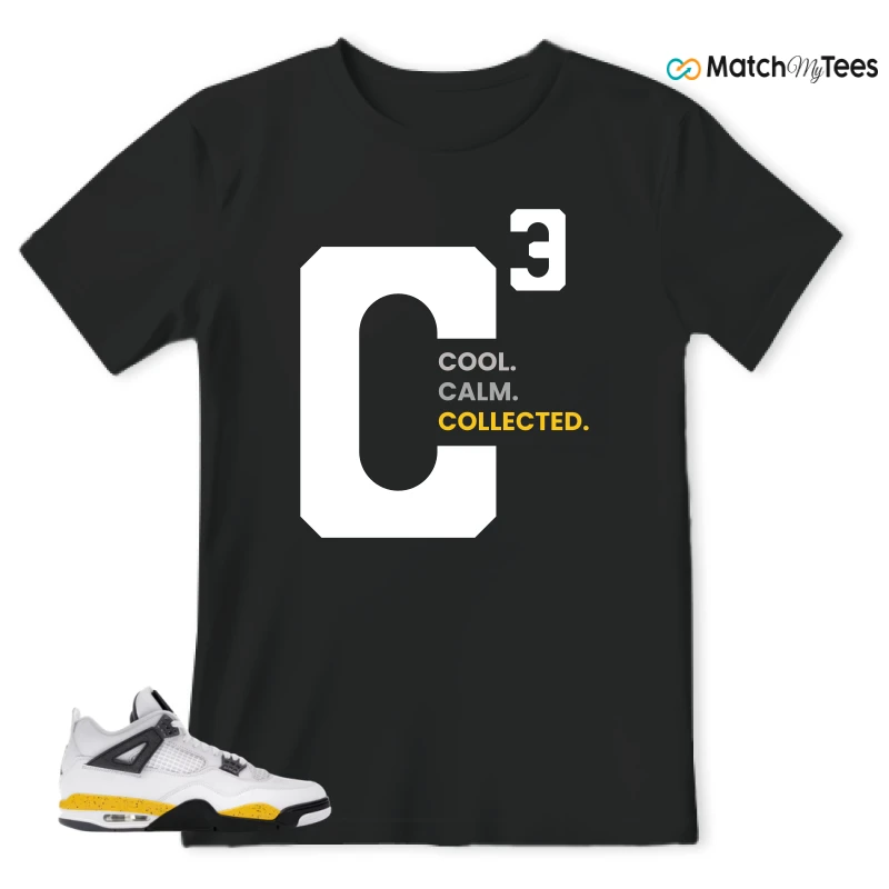 NIKE AIR JORDAN 4 RARE AIR TOUR YELLOW SNEAKER Matching Tees t-shirt